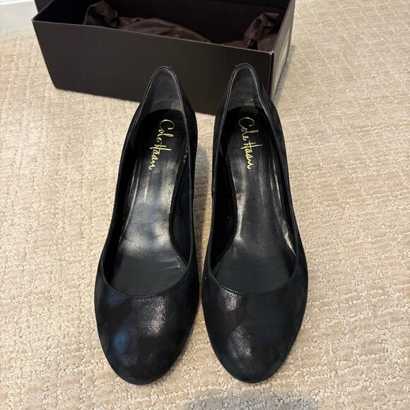 Cole Haan Air Womens‎ Black Leopard Classic Lainey Pump Round Toe 8.5 B Comfort - Picture 6 of 6